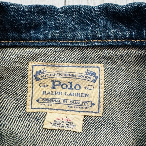 Ralph Lauren Mens Denim Jacket Size XL - Picture 6 of 9